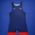 (On-Hand) USA Wrestling Singlet Mens Red
