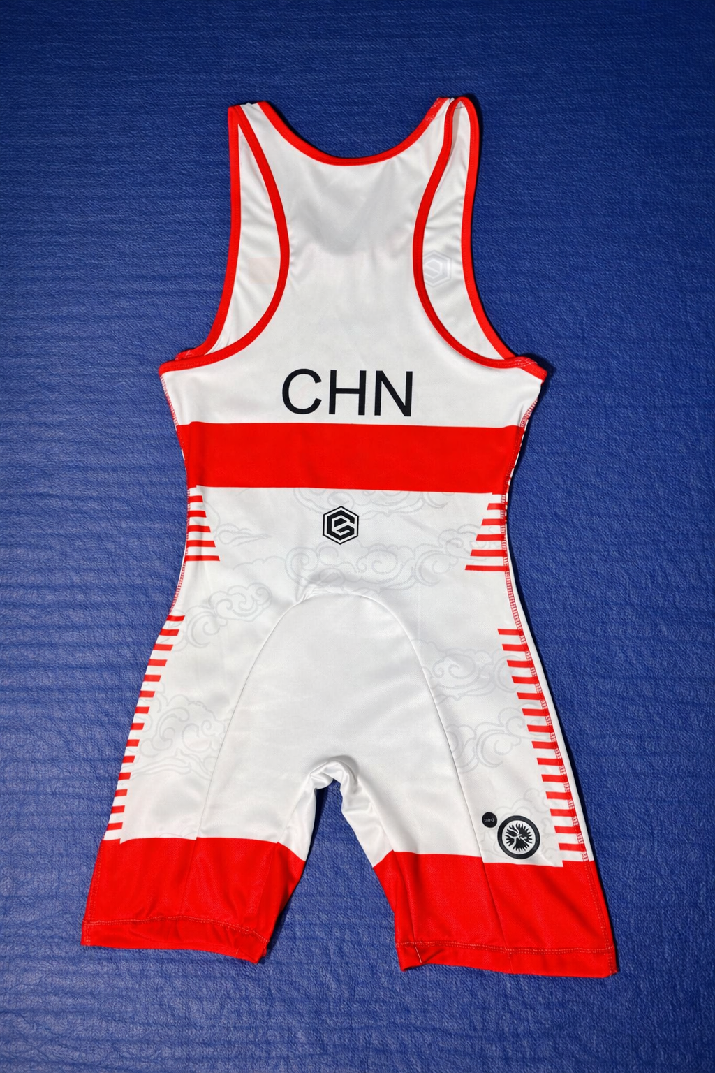 (On-Hand) China Wrestling Singlet Men's Red