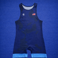 (On-Hand) USA Wrestling Singlet Mens Blue