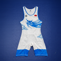 (On-Hand) China Wrestling Singlet Men's Blue