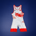 (On-Hand) China Wrestling Singlet Men's Red