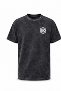 (On-Hand) Entra Wrestling Washed Black Logo Heavyweight Tee