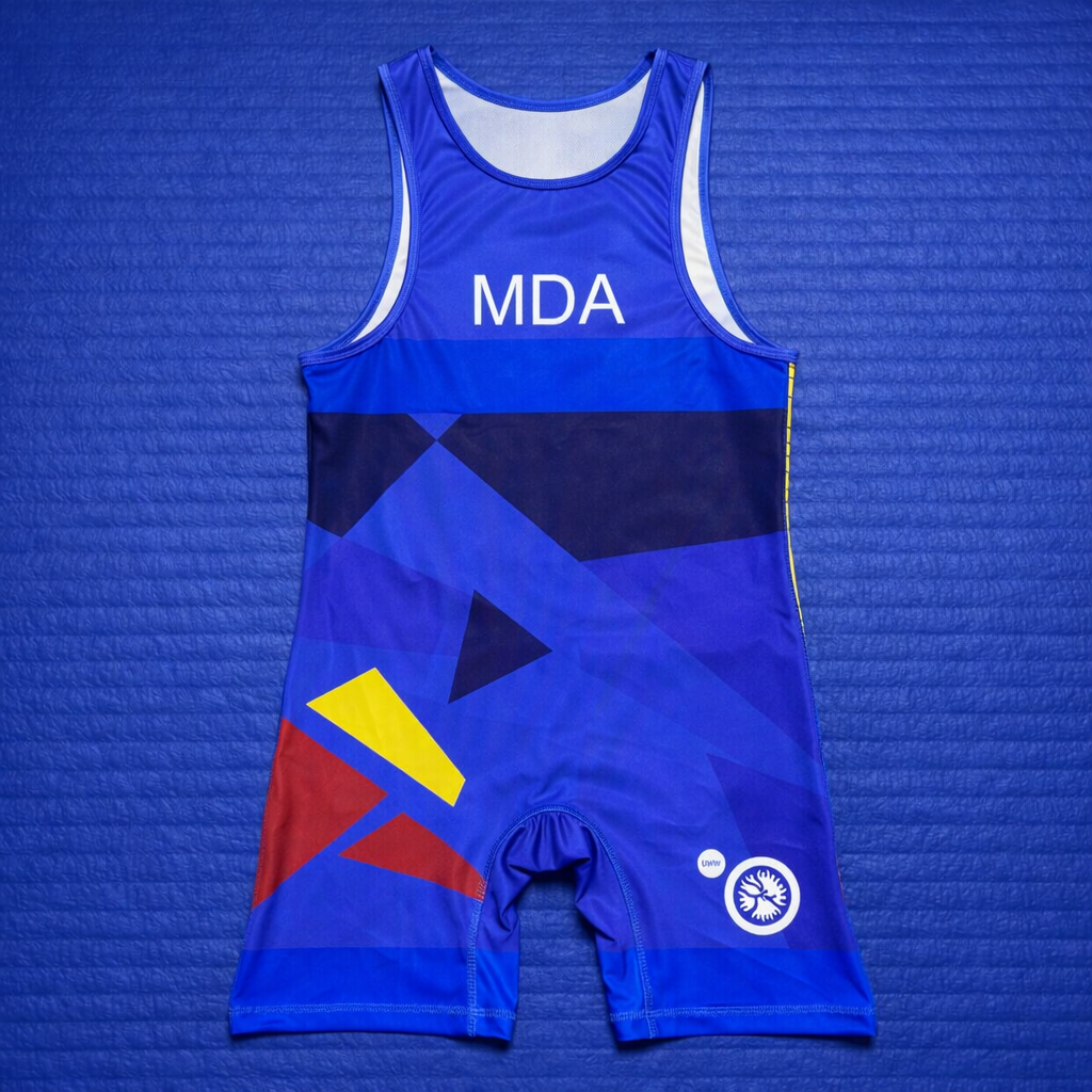 Moldovia Wrestling Singlet Men’s Blue