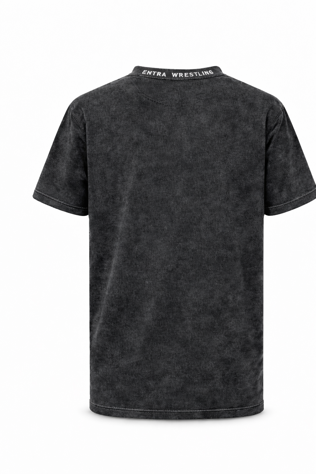 Entra Wrestling Washed Black Logo Heavyweight Tee