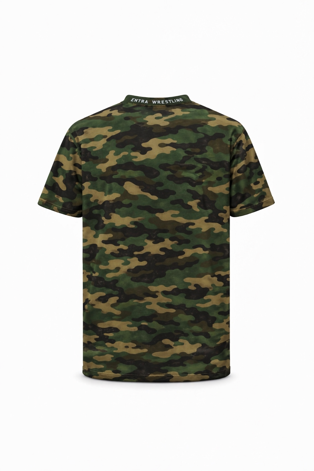 (On-Hand)Entra Wrestling Woodland Camo Heavyweight Tee